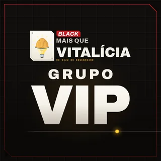 Capa do Grupo VIP da Black Mais que Vitalícia do Bizu do Engenheiro, a mesma em todas as comunidades de WhatsApp